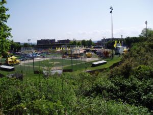 Memorial Field During the Rhody Carnival
