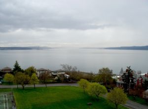 View from Courthouse Park in Port Townsend