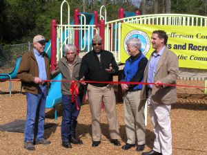 Ribbon Cutting Ceremony for New Playground at Irondale Community Park