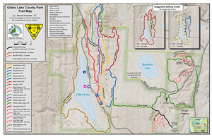 Gibbs Lake Count Park Trail Map